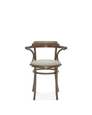 Krzesło z podłokietnikami B-1110, tapicerowane siedzisko, FAMEG