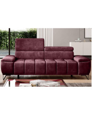 Sofa Palladio 3 E, elektrycznie wysuwane siedzisko, regulowane zagłówki, Wersal