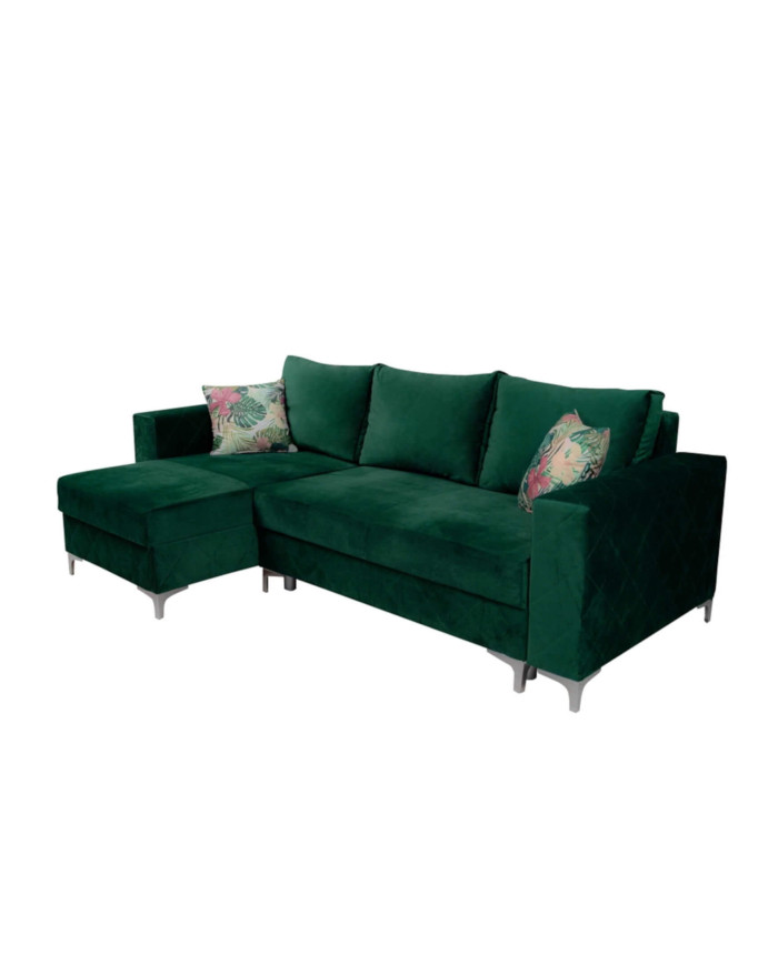 Super Cena! Narożnik Massimo, funkcja spania, pojemnik, tkanina dedykowana, lewostronny, Antex