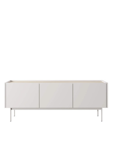 Szafka rtv Color RTV144, drzwiczki, wnęka, Cashmere/ Dąb linea, PIASKI