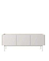 Szafka rtv Color RTV144, drzwiczki, wnęka, Cashmere/ Dąb linea, PIASKI
