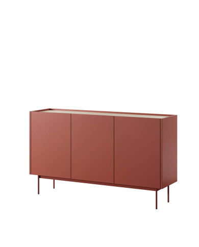 Komoda Color K144, drzwiczki, Ceramic red/ Dąb linea, PIASKI Komoda Color K144, drzwiczki, Ceramic red/ Dąb linea, PIASKI