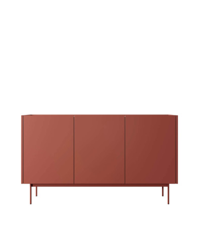 Komoda Color K144, drzwiczki, Ceramic red/ Dąb linea, PIASKI Komoda Color K144, drzwiczki, Ceramic red/ Dąb linea, PIASKI