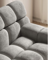 Sofa Campile, elektrycznie wysuwane siedzisko, Wersal