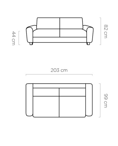 Sofa Capri 140, włoska funkcja spania, materac, Wersal Sofa Capri 140, włoska funkcja spania, materac, Wersal