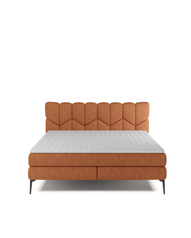 Łóżko kontynentalne Bari 160x200 cm, boxspring, tapicerowane, materace Wersal Łóżko kontynentalne Bari 160x200 cm, boxspring, tapicerowane, materace Wersal