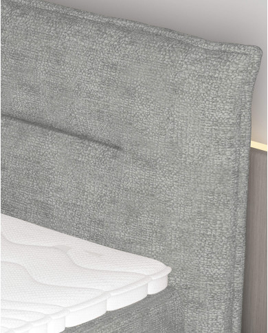 Łóżko kontynentalne Elma 180x200 cm, boxspring, tapicerowane, materace, pojemniki, Wersal Łóżko kontynentalne Elma 180x200 cm, boxspring, tapicerowane, materace, pojemniki, Wersal