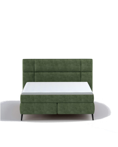 Łóżko kontynentalne Lucio 180x200 cm, boxspring, tapicerowane, materace, Wersal Łóżko kontynentalne Lucio 180x200 cm, boxspring, tapicerowane, materace, Wersal