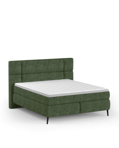 Łóżko kontynentalne Lucio 180x200 cm, boxspring, tapicerowane, materace, Wersal Łóżko kontynentalne Lucio 180x200 cm, boxspring, tapicerowane, materace, Wersal