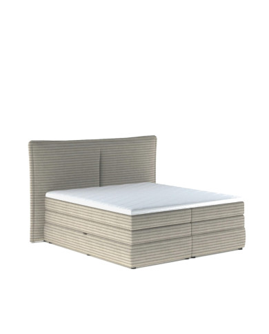 Łóżko kontynentalne Madden 160x200 cm, boxspring, tapicerowane, materace, pojemniki, Wersal Łóżko kontynentalne Madden 160x200 cm, boxspring, tapicerowane, materace, pojemniki, Wersal