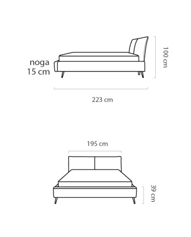 Łóżka tapicerowane Zoya 180x200 cm, stelaż, pojemnik, Wersal Łóżka tapicerowane Zoya 180x200 cm, stelaż, pojemnik, Wersal