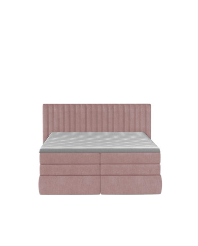 Łóżko kontynentalne Minola 140x200 cm, boxspring, tapicerowane, materace, pojemniki, Wersal Łóżko kontynentalne Minola 140x200 cm, boxspring, tapicerowane, materace, pojemniki, Wersal