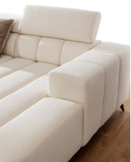 Narożnik Ragusso U, OS+R+3F+OSB, funkcja spania, pojemniki, regulowane zagłówki, Stagra