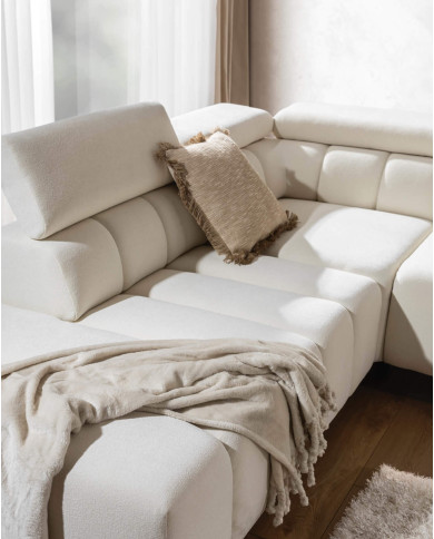 Narożnik Ragusso U, OS+R+3F+OSB, funkcja spania, pojemniki, regulowane zagłówki, Stagra