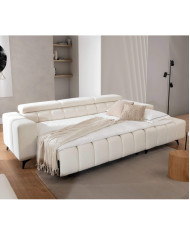 Narożnik Ragusso S, 3FB+OSB, funkcja spania, pojemnik, regulowane zagłówki, Stagra