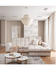 Narożnik Lugo, 2FB+OSB, funkcja spania, pojemnik, regulowane zagłówki, Stagra