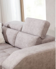 Narożnik Tulon U, OSB+2F+R+1BP, funkcja spania, pojemniki, regulowane zagłówki, Stagra