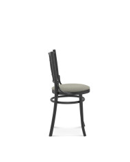 Krzesło A-8145/14, gięte, tapicerowane siedzisko, FAMEG