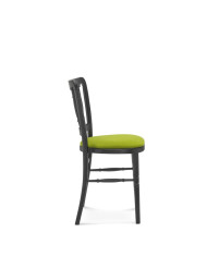 Krzesło A-9607, gięte, tapicerowane siedzisko, FAMEG