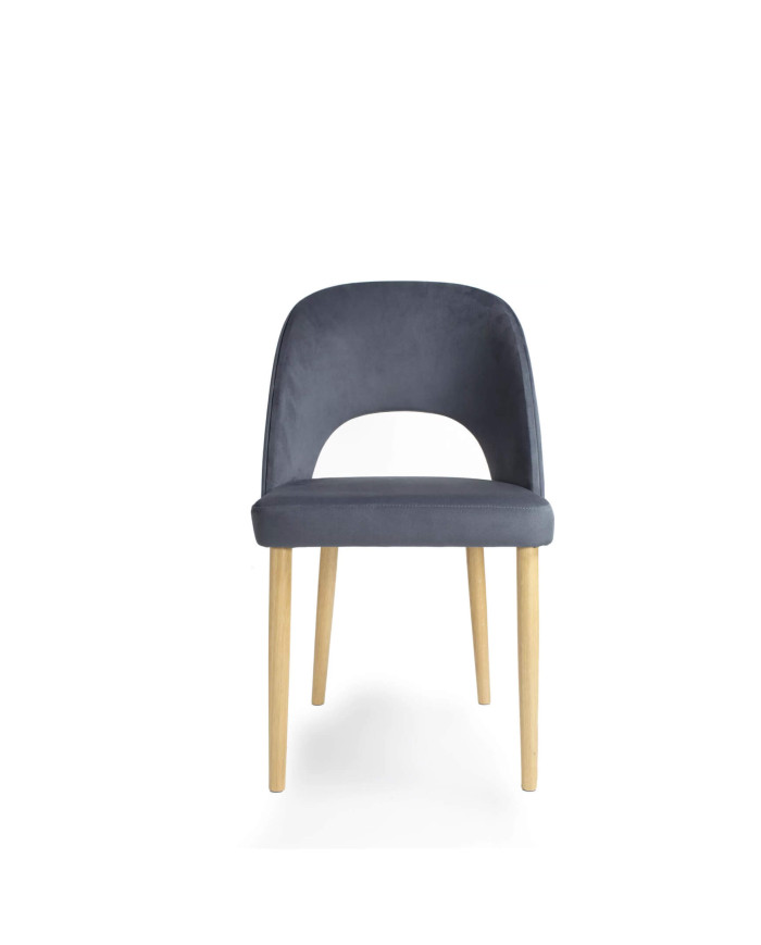 Krzesło Alora A-1412, dębowe, tapicerowane siedzisko i oparcie, FAMEG