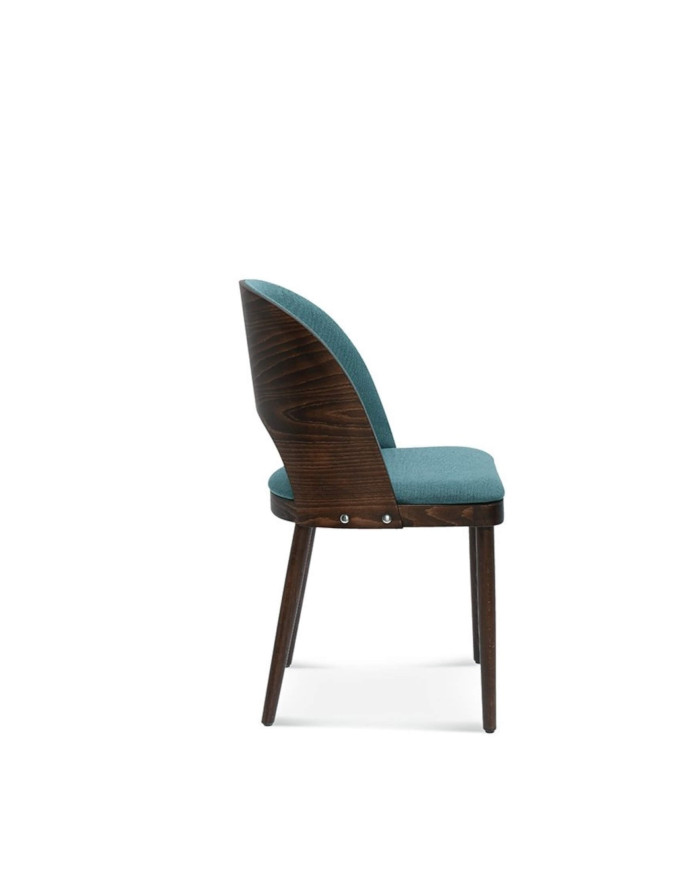 Krzesło Amanda A-1413, bukowe, tapicerowane siedzisko i oparcie, FAMEG
