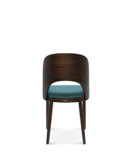 Krzesło Amanda A-1413, bukowe, tapicerowane siedzisko i oparcie, FAMEG