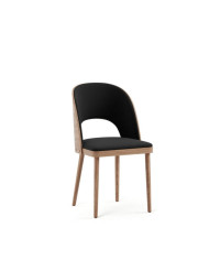 Krzesło Amanda A-1413, dębowe, tapicerowane siedzisko i oparcie, FAMEG