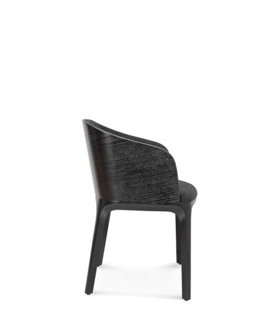 Fotel z podłokietnikami Arche B-1801, dębowy, tapicerowane siedzisko i oparcie, FAMEG Fotel z podłokietnikami Arche B-1801, dębowy, tapicerowane siedzisko i oparcie, FAMEG