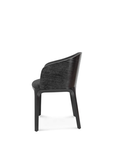 Fotel z podłokietnikami Arche B-1801, dębowy, tapicerowane siedzisko i oparcie, FAMEG Fotel z podłokietnikami Arche B-1801, dębowy, tapicerowane siedzisko i oparcie, FAMEG