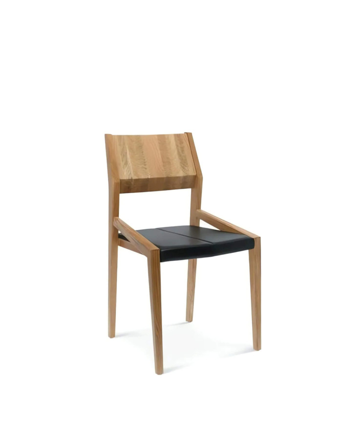 Krzesło Arcos A-1403, dębowe, tapicerowane siedzisko, FAMEG