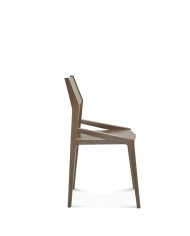 Krzesło Arcos A-1403, dębowe, twarde siedzisko, FAMEG