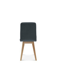 Krzesło Cleo A-1603, bukowe, tapicerowane siedzisko i oparcie, FAMEG