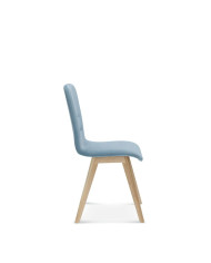 Krzesło Cleo A-1604, dębowe, tapicerowane siedzisko i oparcie, FAMEG
