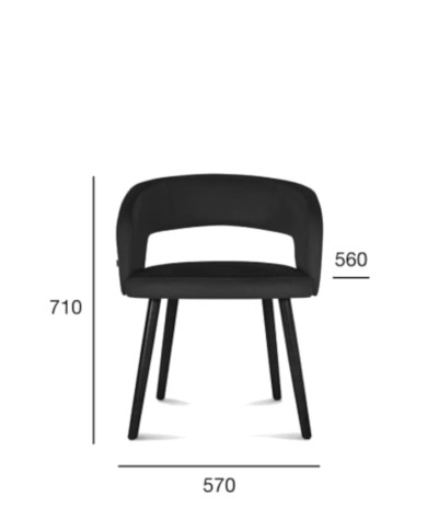 Fotel z podłokietnikami Cube B-1523, dębowy, tapicerowane siedzisko i oparcie, FAMEG Fotel z podłokietnikami Cube B-1523, dębowy, tapicerowane siedzisko i oparcie, FAMEG