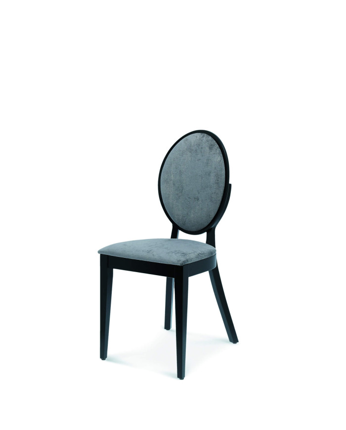 Krzesło Diana A-0253, bukowe, tapicerowane siedzisko i oparcie, FAMEG