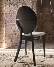 Krzesło Diana A-0253, bukowe, tapicerowane siedzisko i oparcie, FAMEG