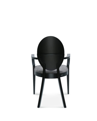 Fotel z podłokietnikami Diana B-0253, bukowy, tapicerowane siedzisko i oparcie, FAMEG Fotel z podłokietnikami Diana B-0253, bukowy, tapicerowane siedzisko i oparcie, FAMEG