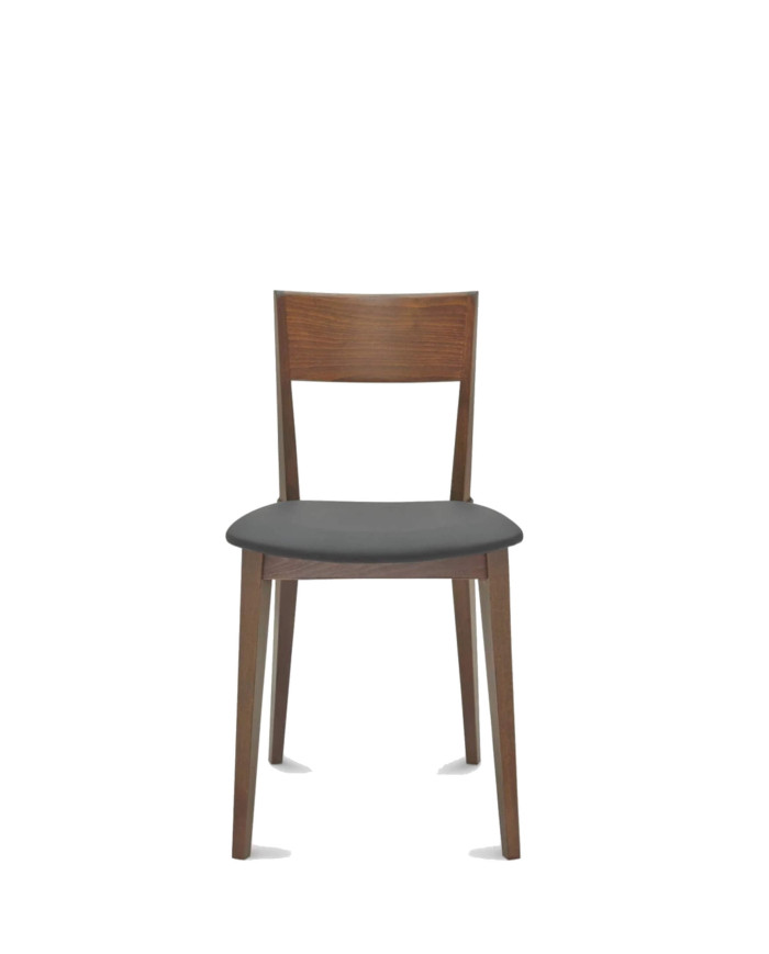Krzesło Fame A-0620, bukowe, tapicerowane siedzisko, FAMEG