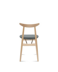 Krzesło Finn A-1609, bukowe, tapicerowane siedzisko, FAMEG