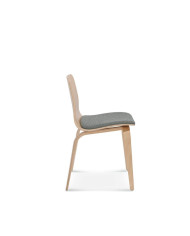 Krzesło Hips A-1802, bukowe, tapicerowane siedzisko, FAMEG