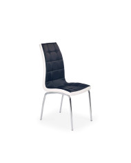 Krzesło K186 Czarne/białe-1