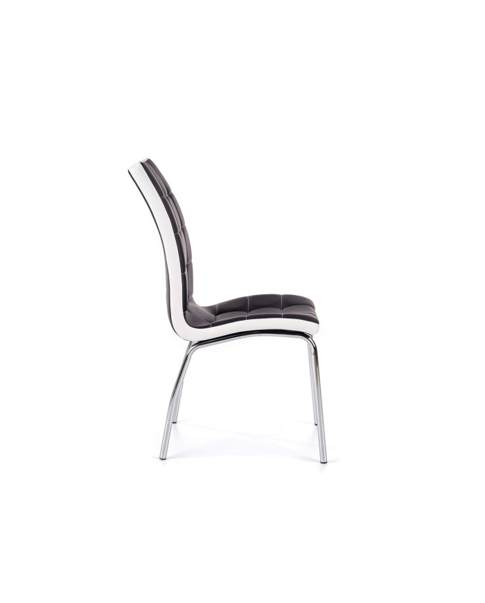 Krzesło K186 Czarne/białe-3