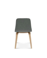 Krzesło Hips A-1802/1, dębowe, tapicerowane siedzisko i oparcie, FAMEG