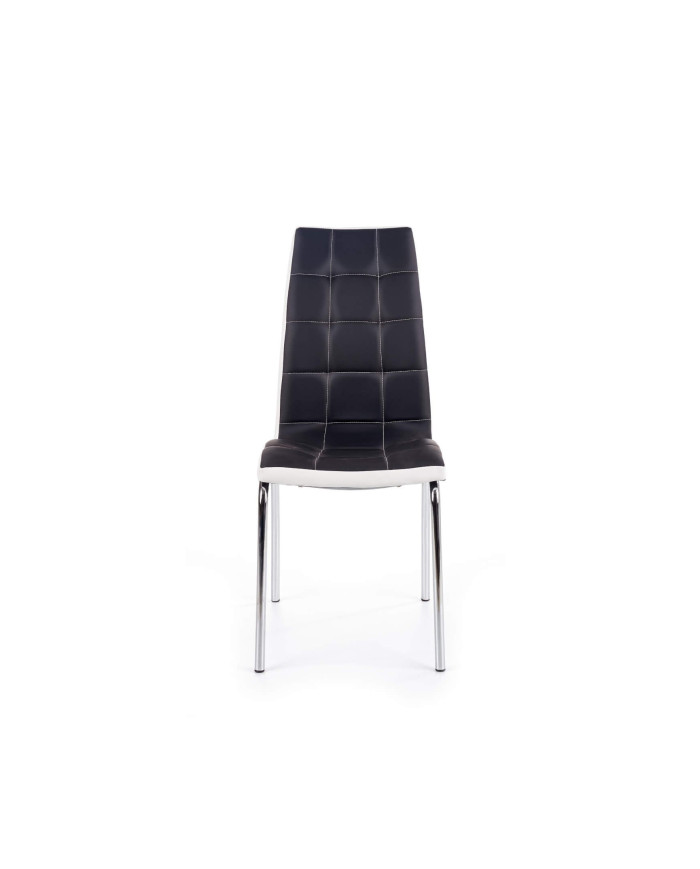 Krzesło K186 Czarne/białe-2