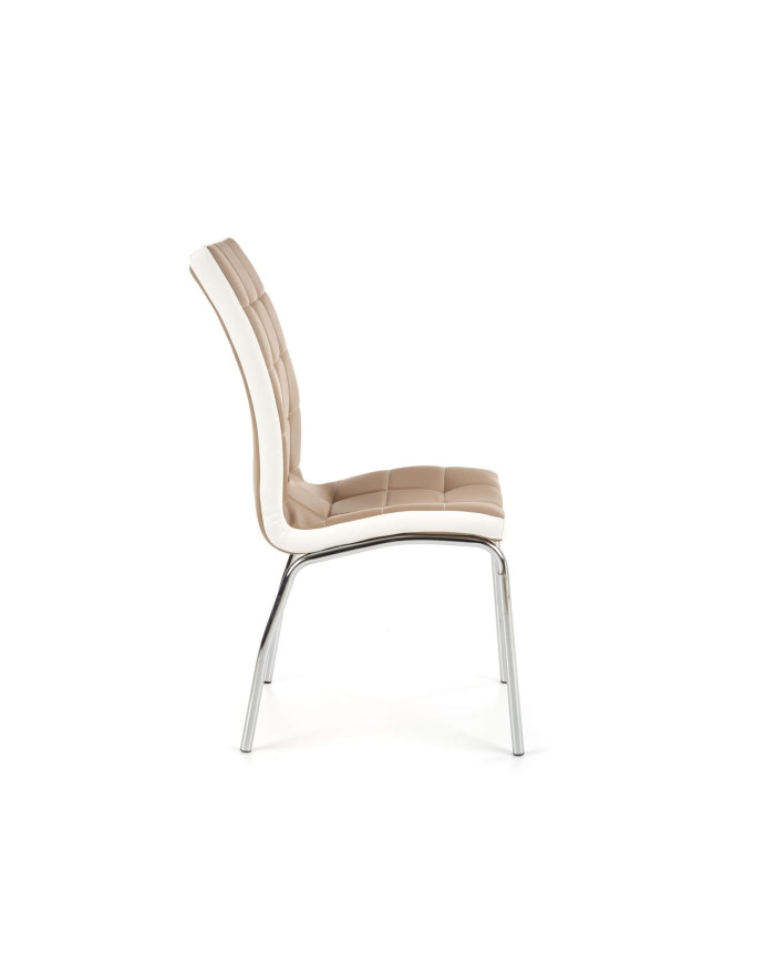 Krzesło K186 Cappuccino/białe-3