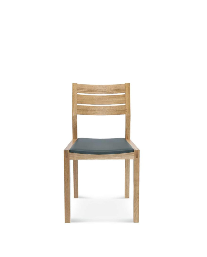 Krzesło Lennox A-1405, dębowe, tapicerowane siedzisko, FAMEG