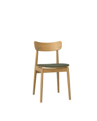 Krzesło Nopp A-1803, bukowe, tapicerowane siedzisko, FAMEG