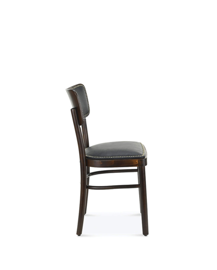 Krzesło Novo A-9610/6, bukowe, tapicerowane siedzisko i oparcie, FAMEG