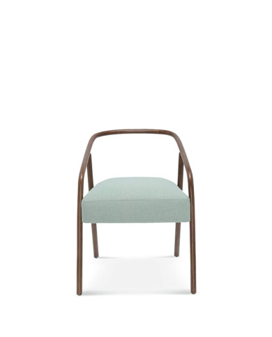 Fotel z podłokietnikami Plum B-1904, gięte, bukowe, tapicerowane siedzisko, FAMEG Fotel z podłokietnikami Plum B-1904, gięte, bukowe, tapicerowane siedzisko, FAMEG