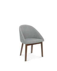 Krzesło Pop A-1901, bukowe, tapicerowane siedzisko i oparcie, FAMEG